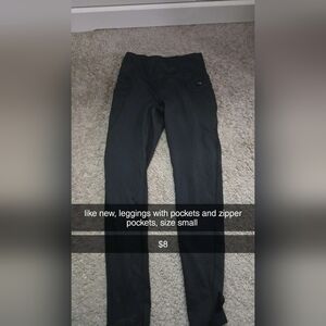 Adidas Black Jeggings Sleek Design Stretchy Fit